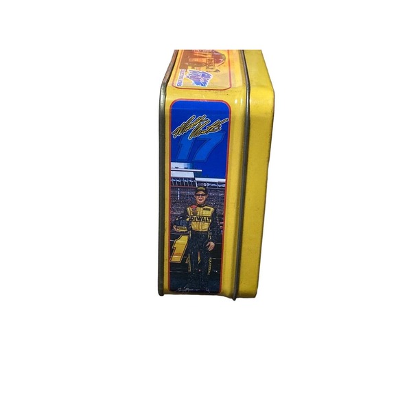 Matt Kenseth #17 Kraft Metal Tin Box Sam Bass Collector’s Series 6'' X 4'' X 2'' - Picture 2 of 6